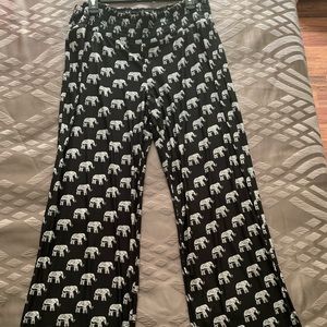 INC elephant design pants